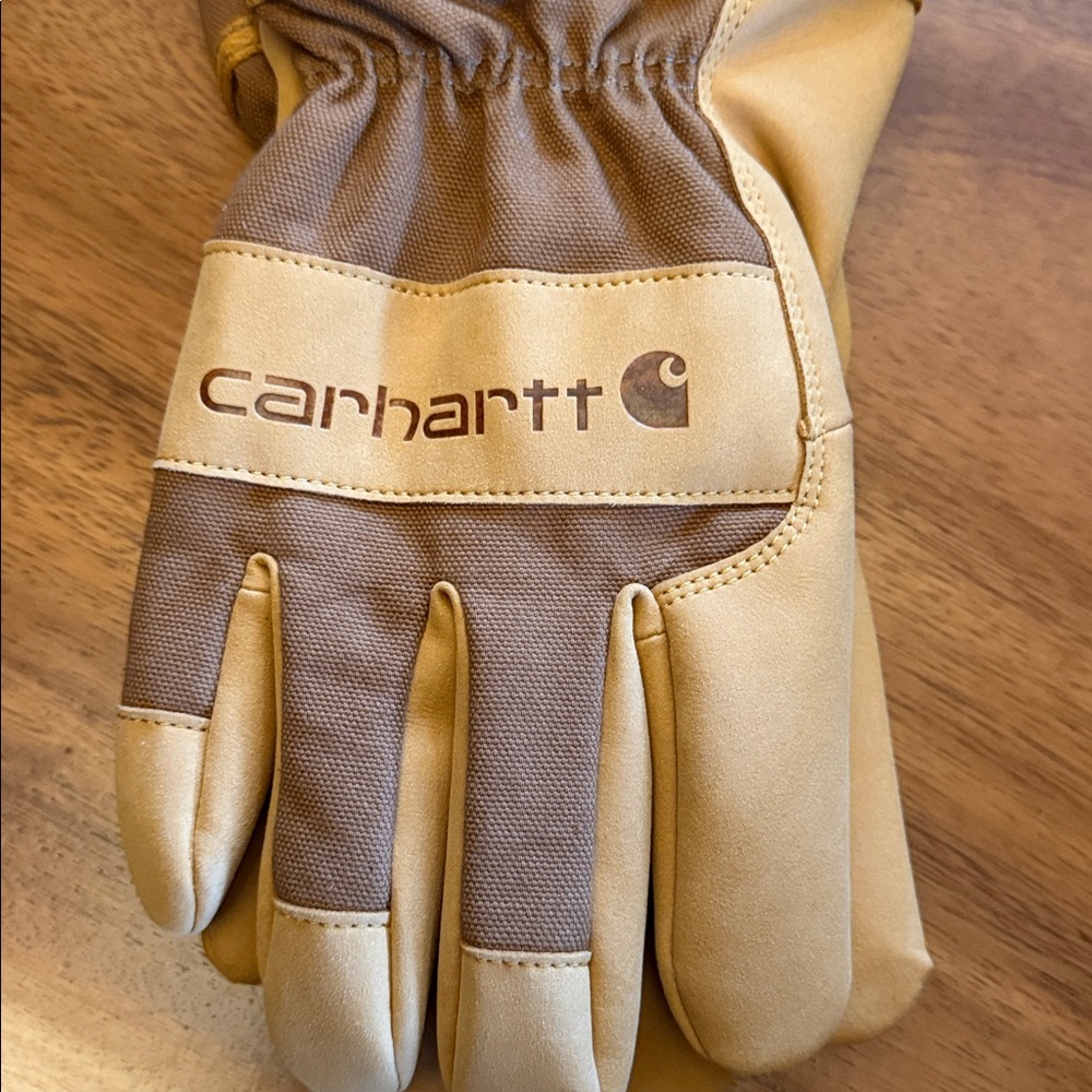 Carhartt Men's Insulated Safety Cuff Glove Tan and Brown - Picture 3 of 7